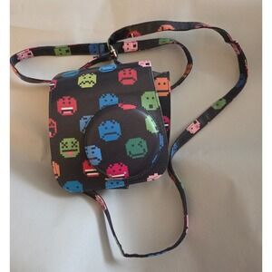 Carry Case With Straps For Fujifilm Instax Mini 8 Instant Camera Emoji Pattern